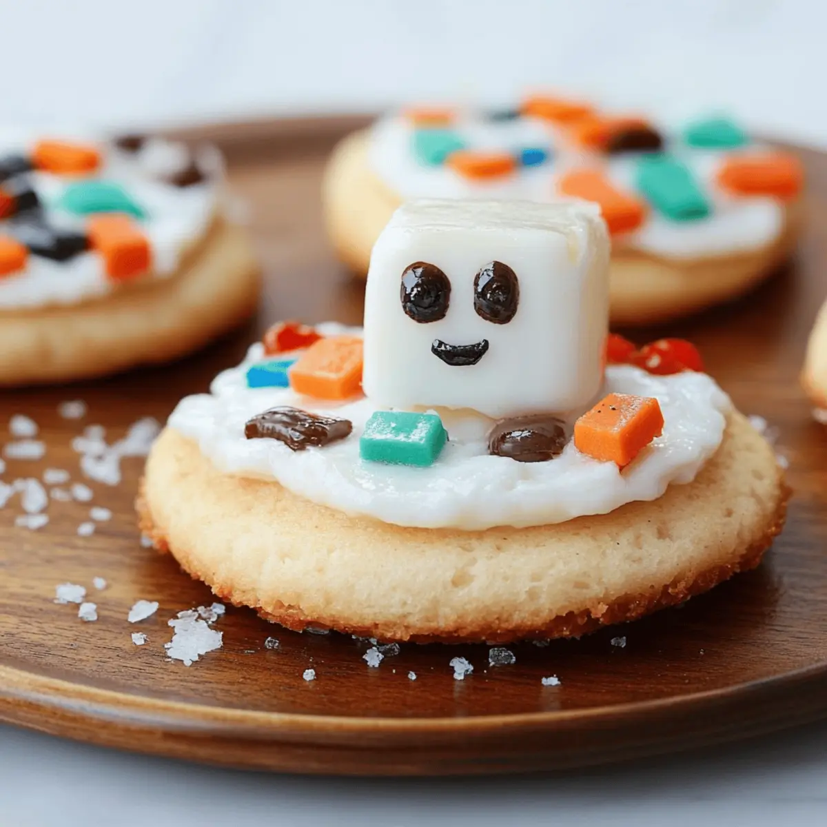 Melted Snowman Cookies