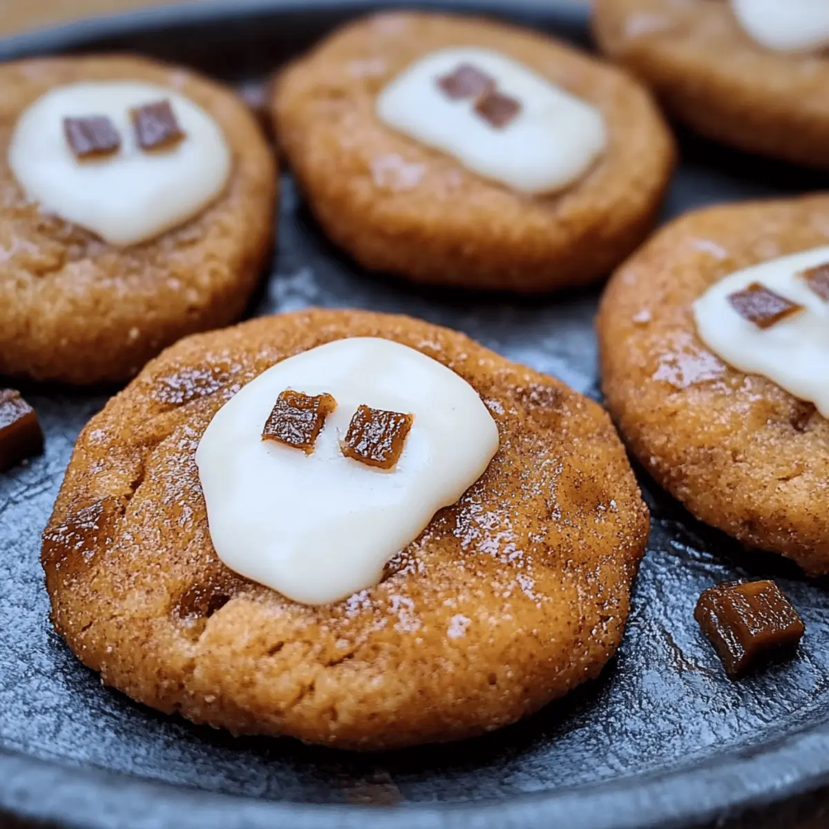 Spooky Ghost Brown Butter Pumpkin Cookies