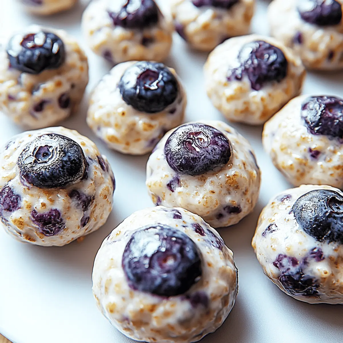 Blueberry Cheesecake Protein Bites