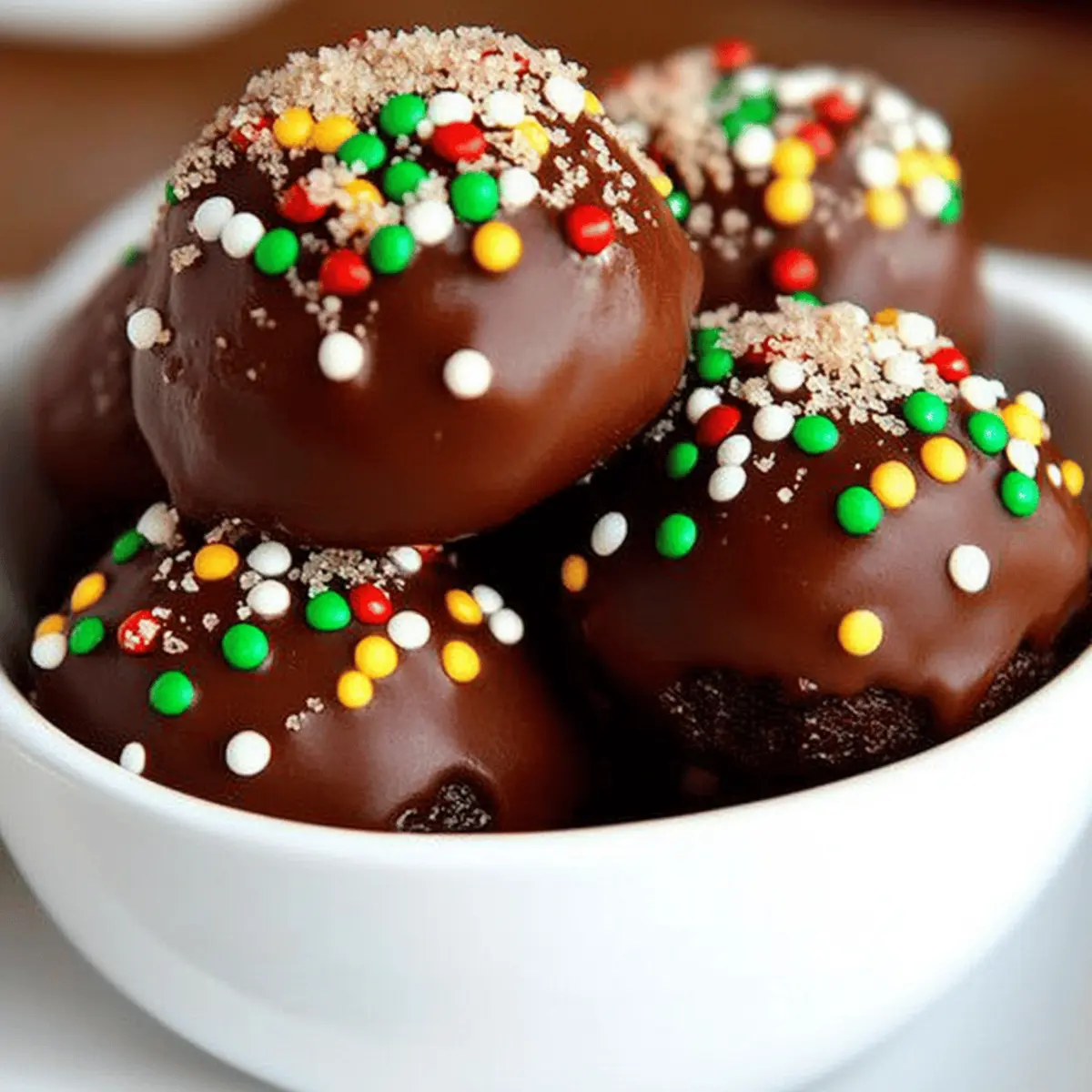 No Bake Holiday Oreo Truffles