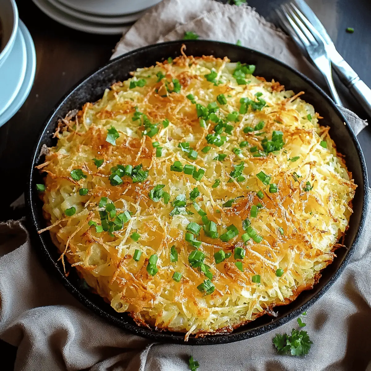 Irish Cheddar Cabbage Hash Brown Skillet