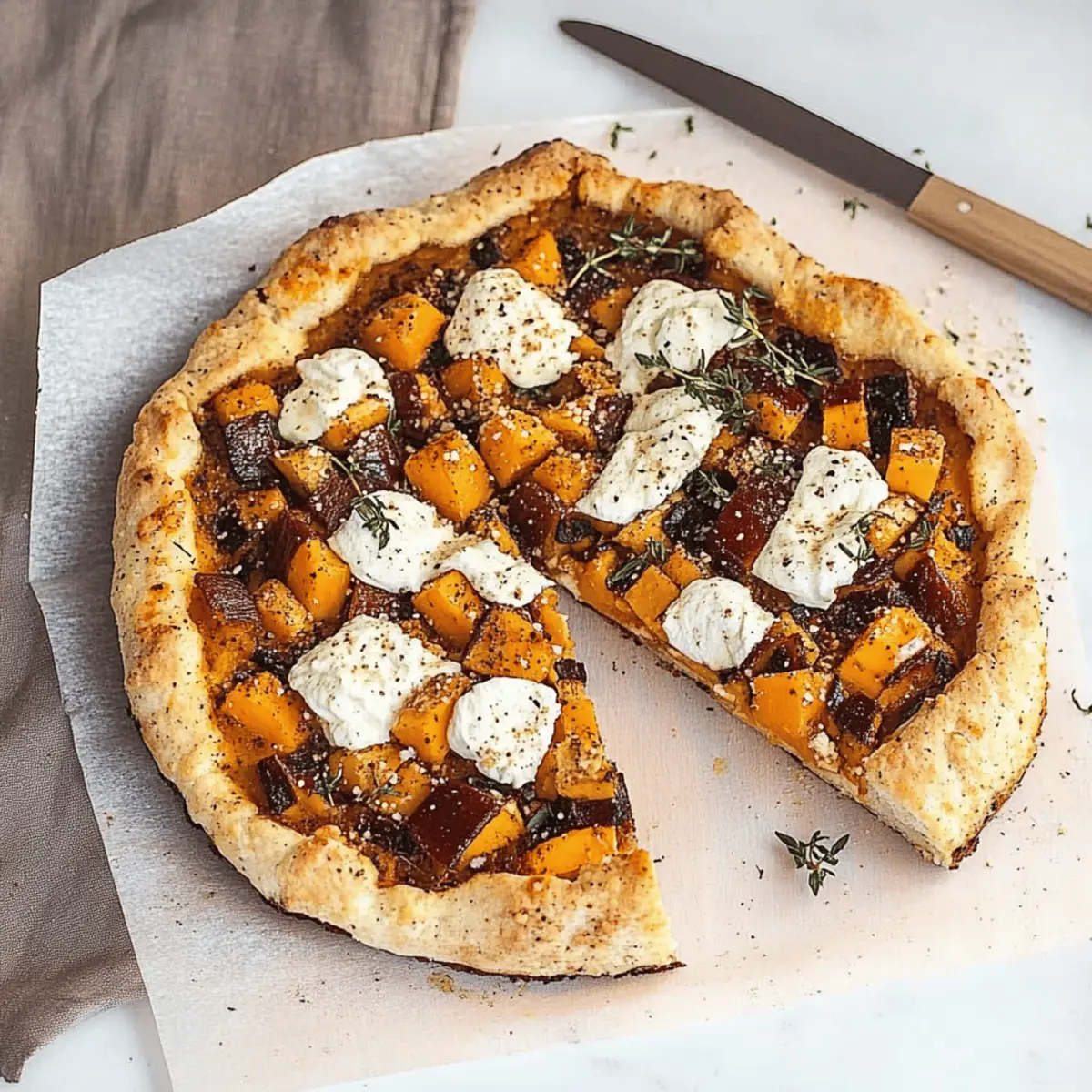 Butternut Squash Galette