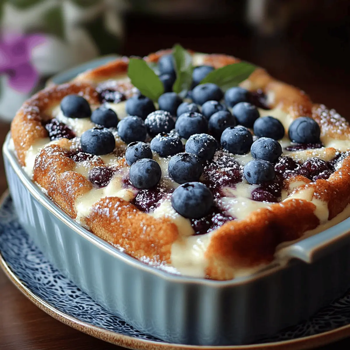 Blueberry Buttermilk Pancake Casserole