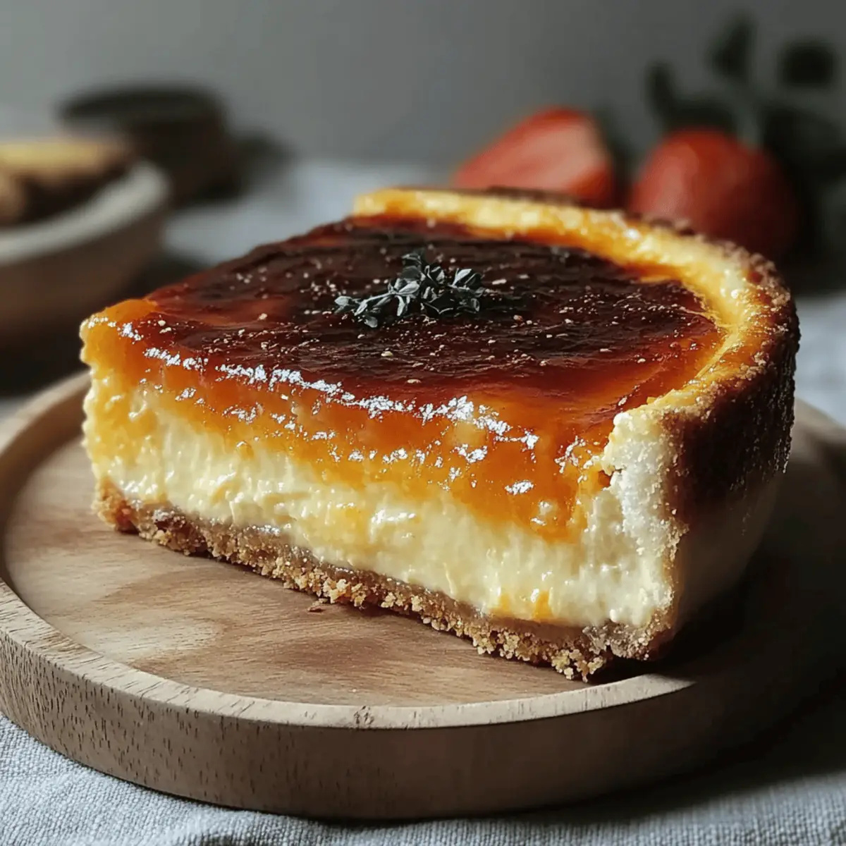 Crème Brûlée Cheesecake