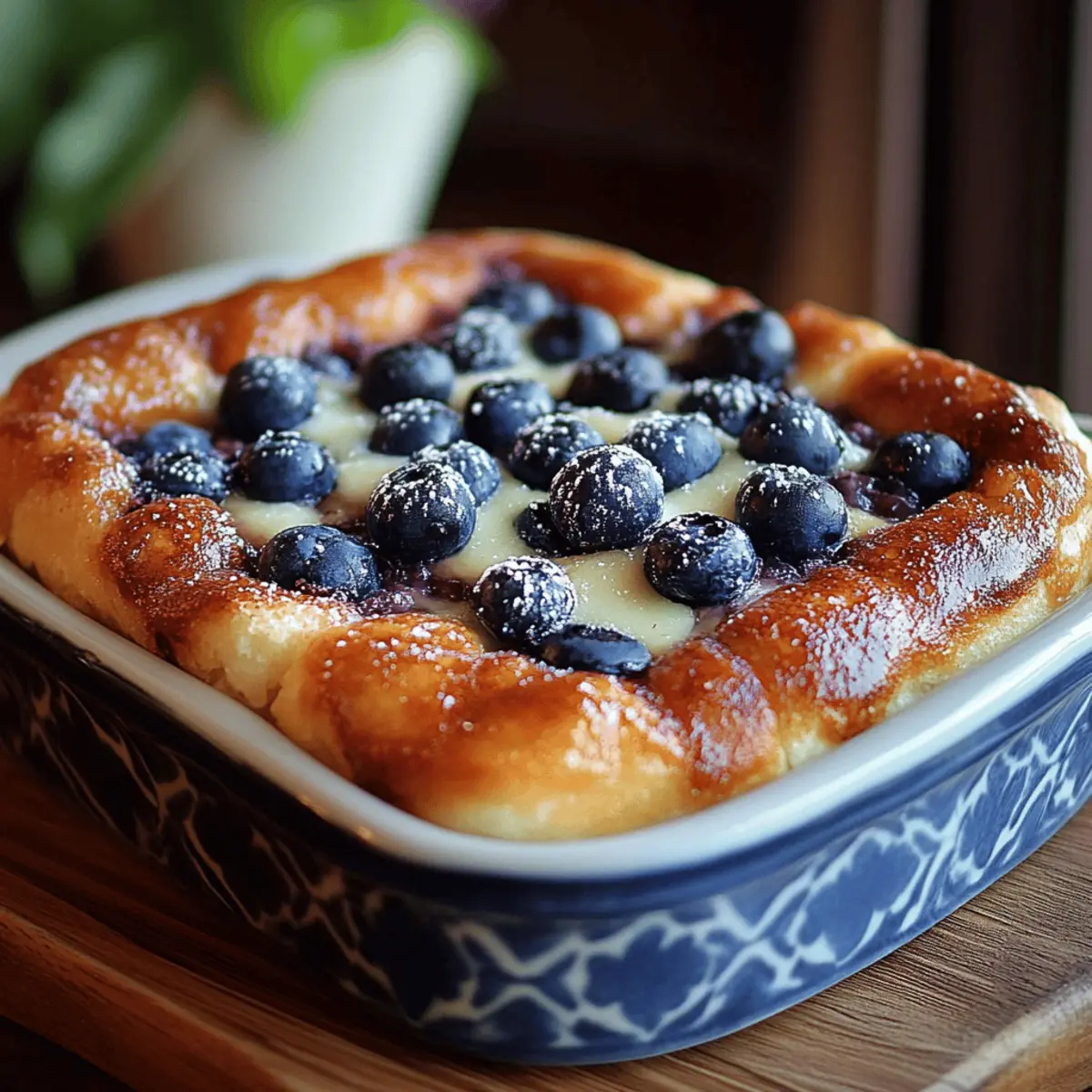 Blueberry Buttermilk Pancake Casserole