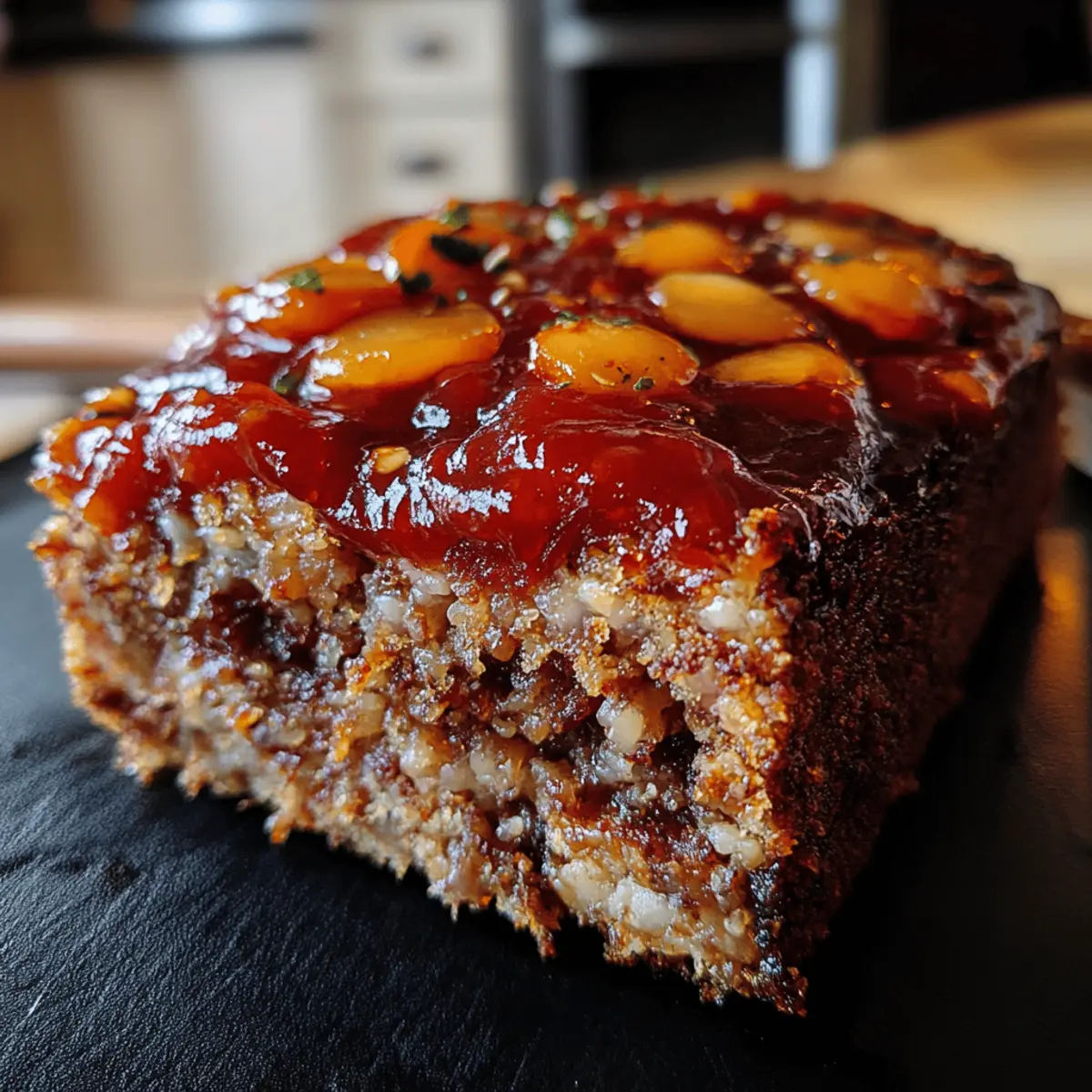 Vintage Meatloaf with Sweet & Spicy Glaze
