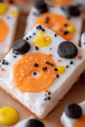 White Chocolate Halloween Oreo Bark
