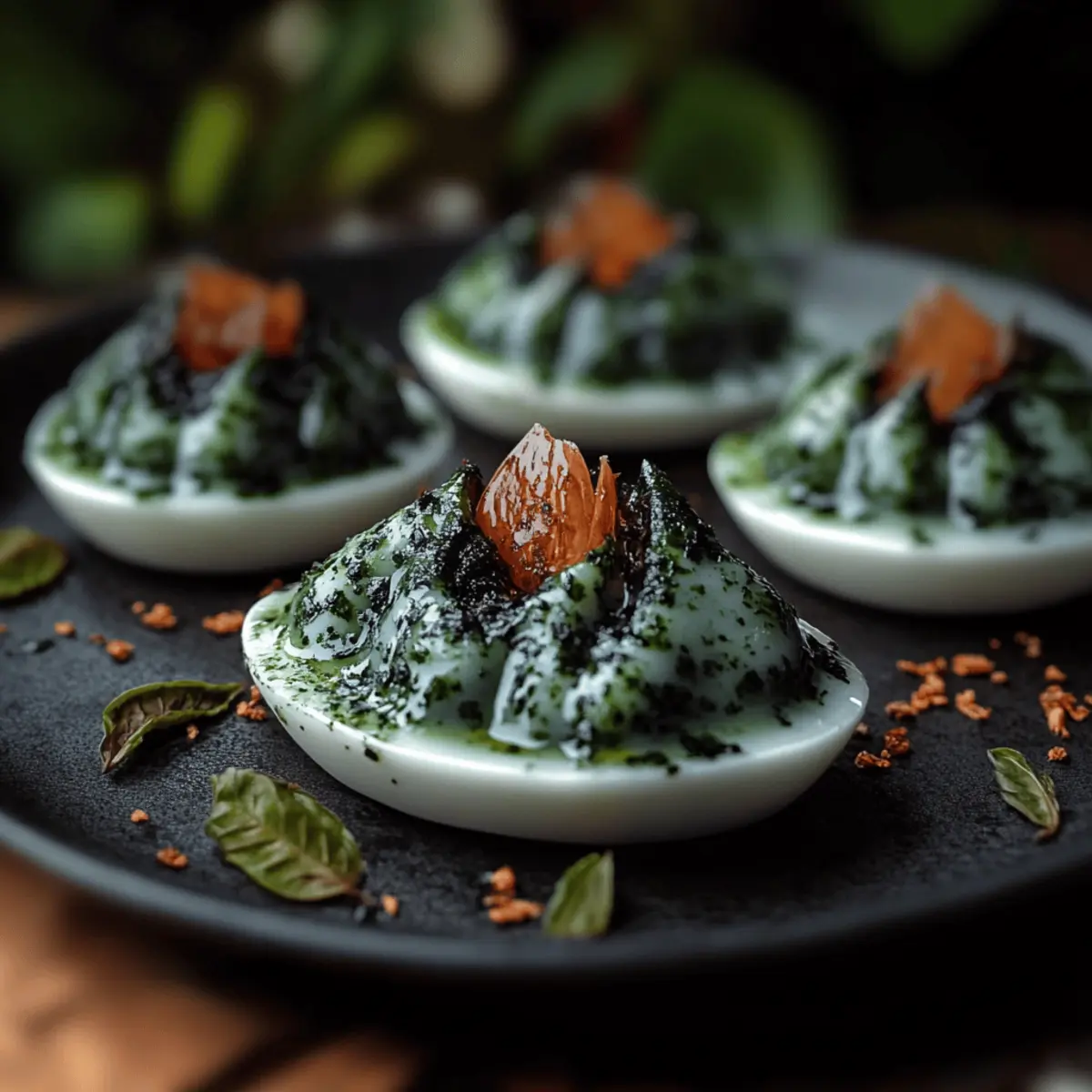 Halloween Deviled Eggs