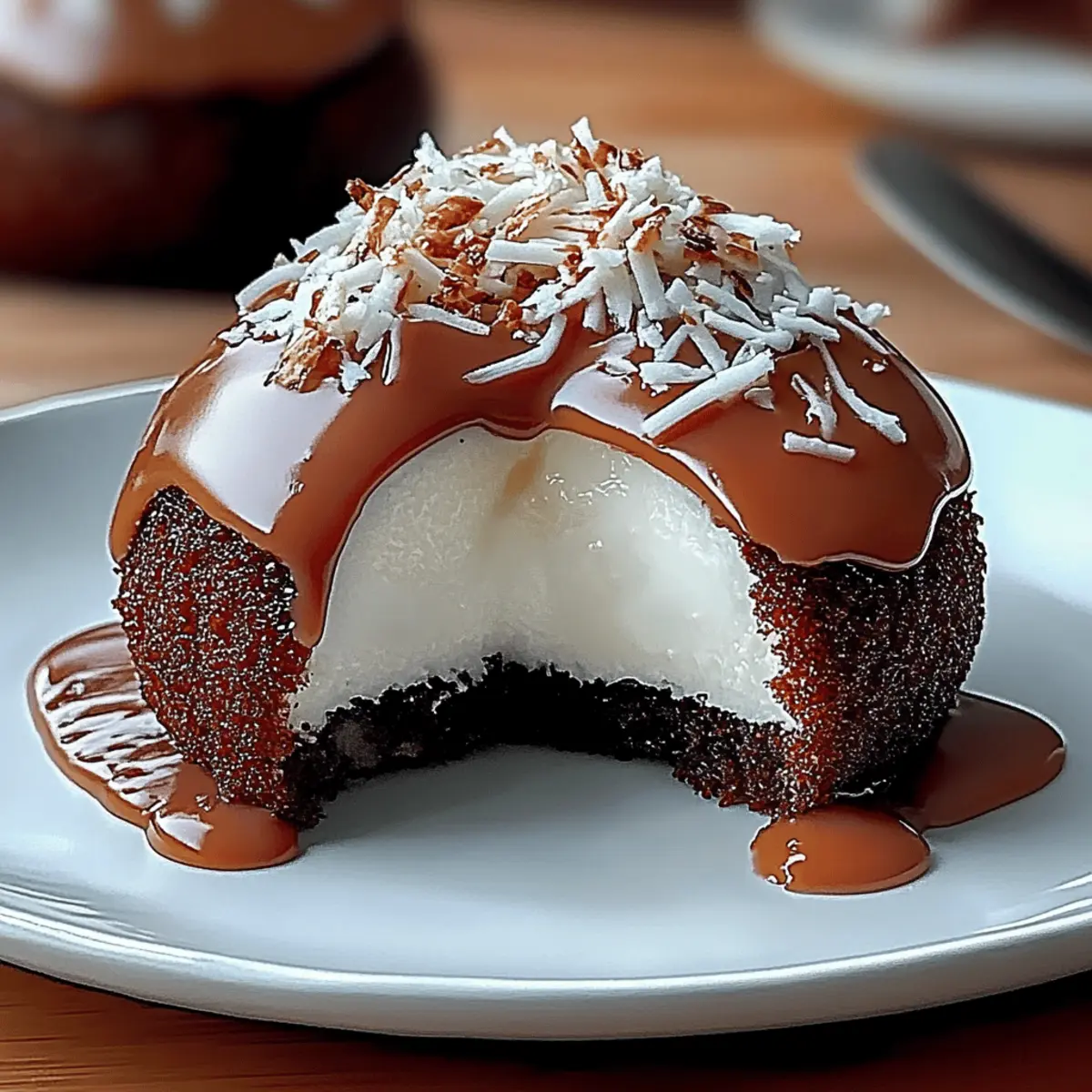 Coconut Chocolate Dome