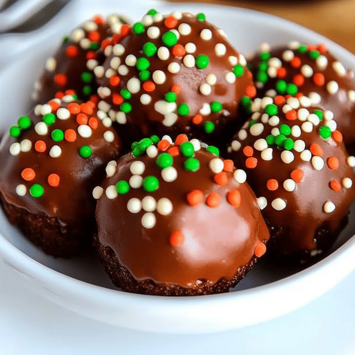 No Bake Holiday Oreo Truffles