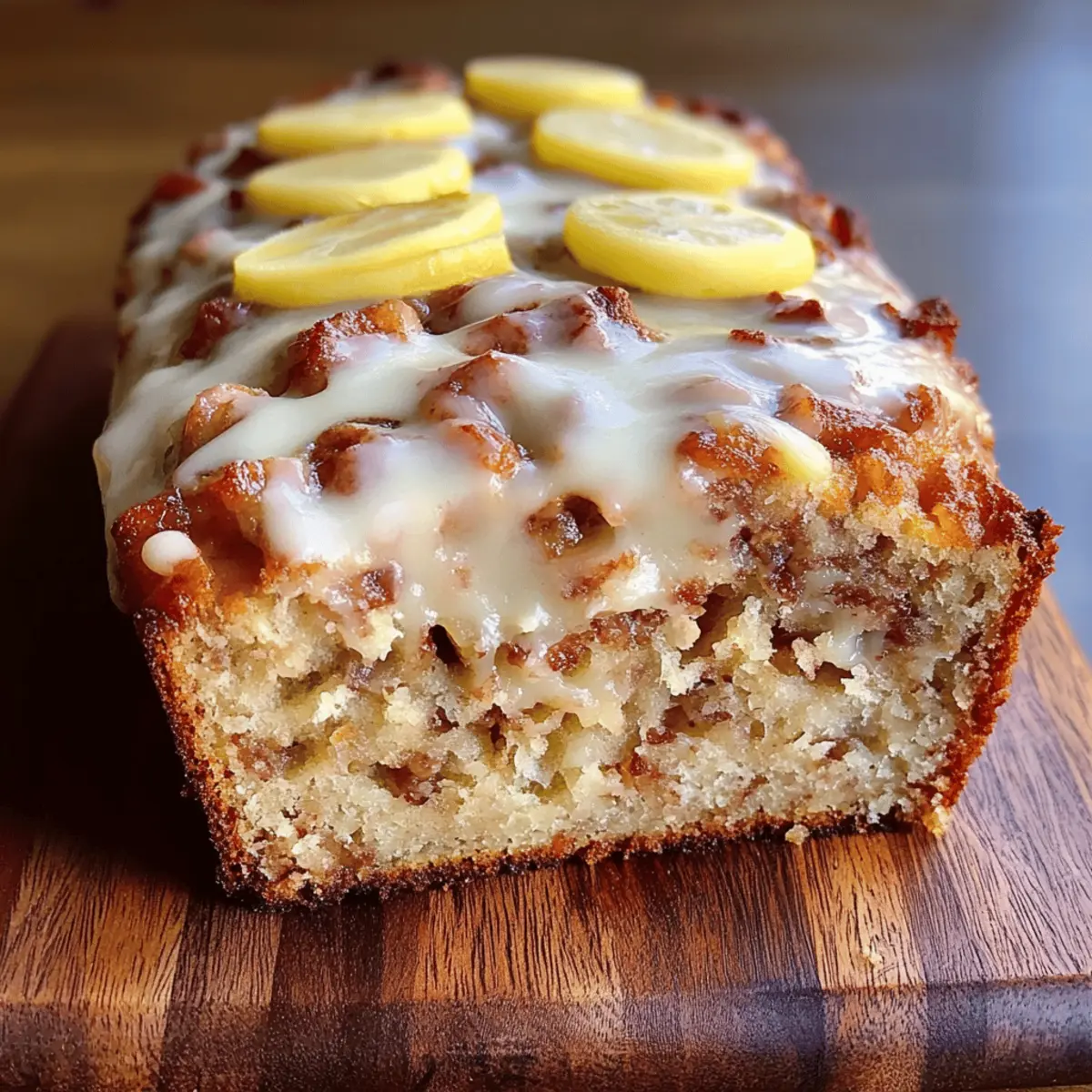 Cinnamon Roll Banana Bread