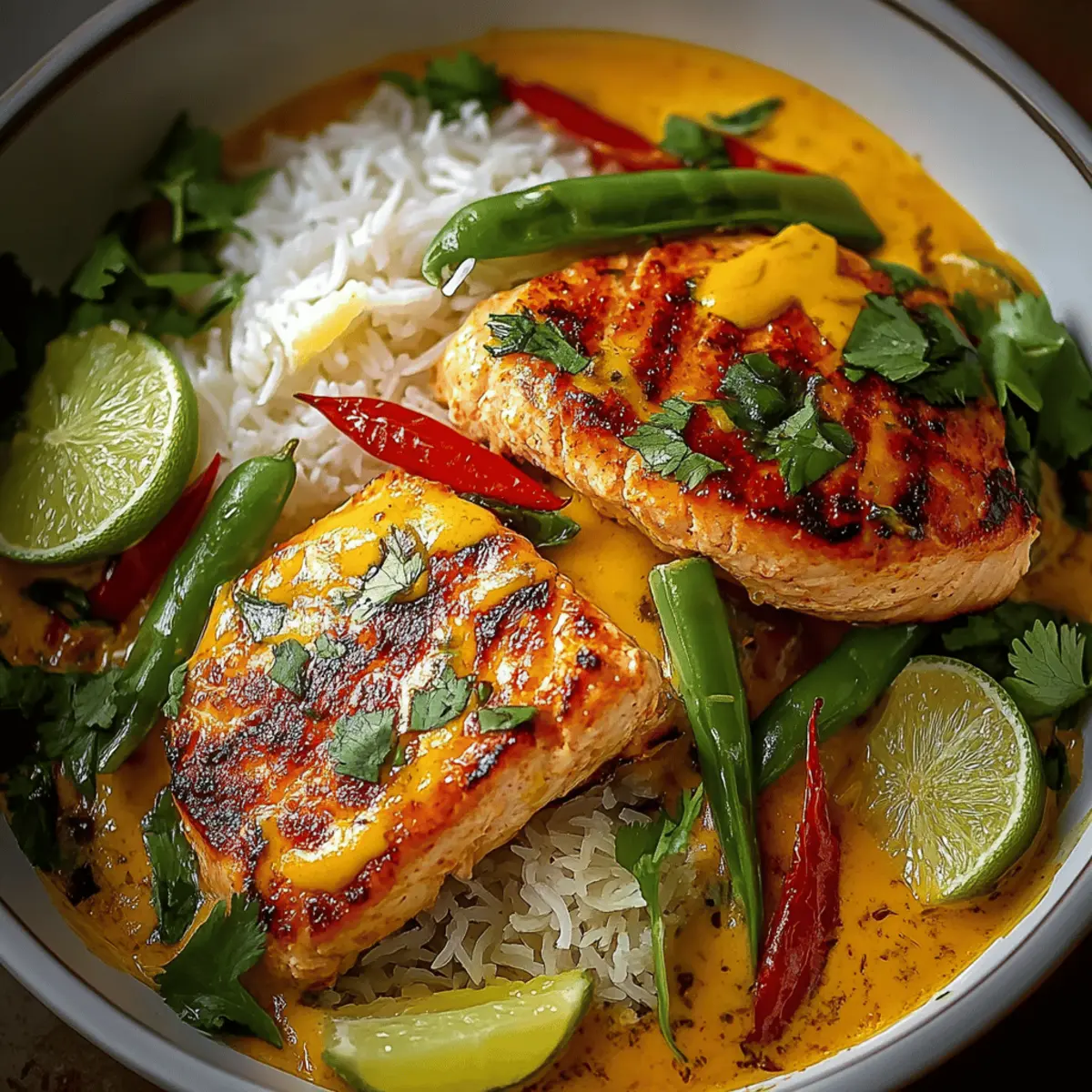 Coconut Curry Salmon