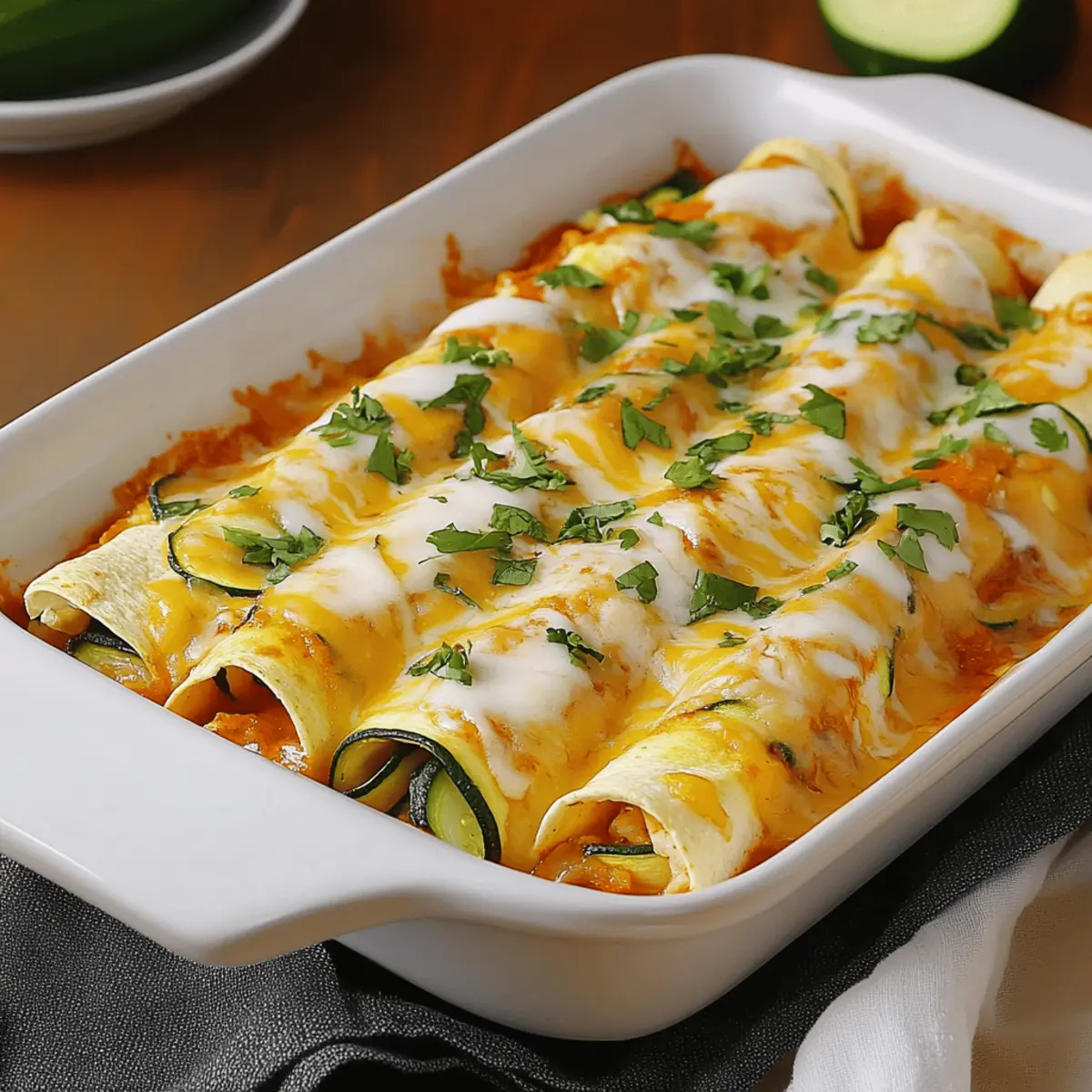 Zucchini Enchiladas
