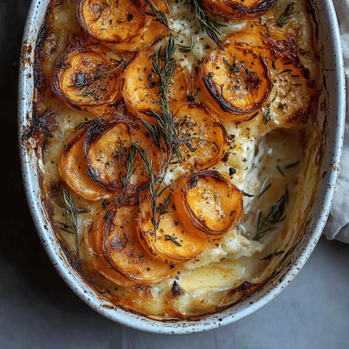 Cheesy Root Vegetable Gratin