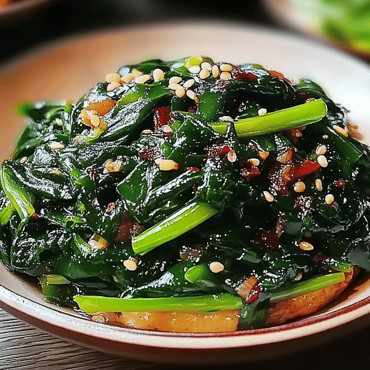 Korean Spinach Salad