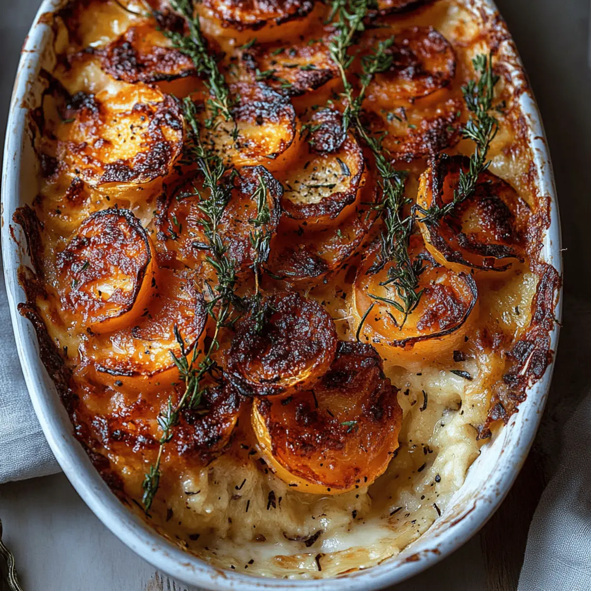 Cheesy Root Vegetable Gratin