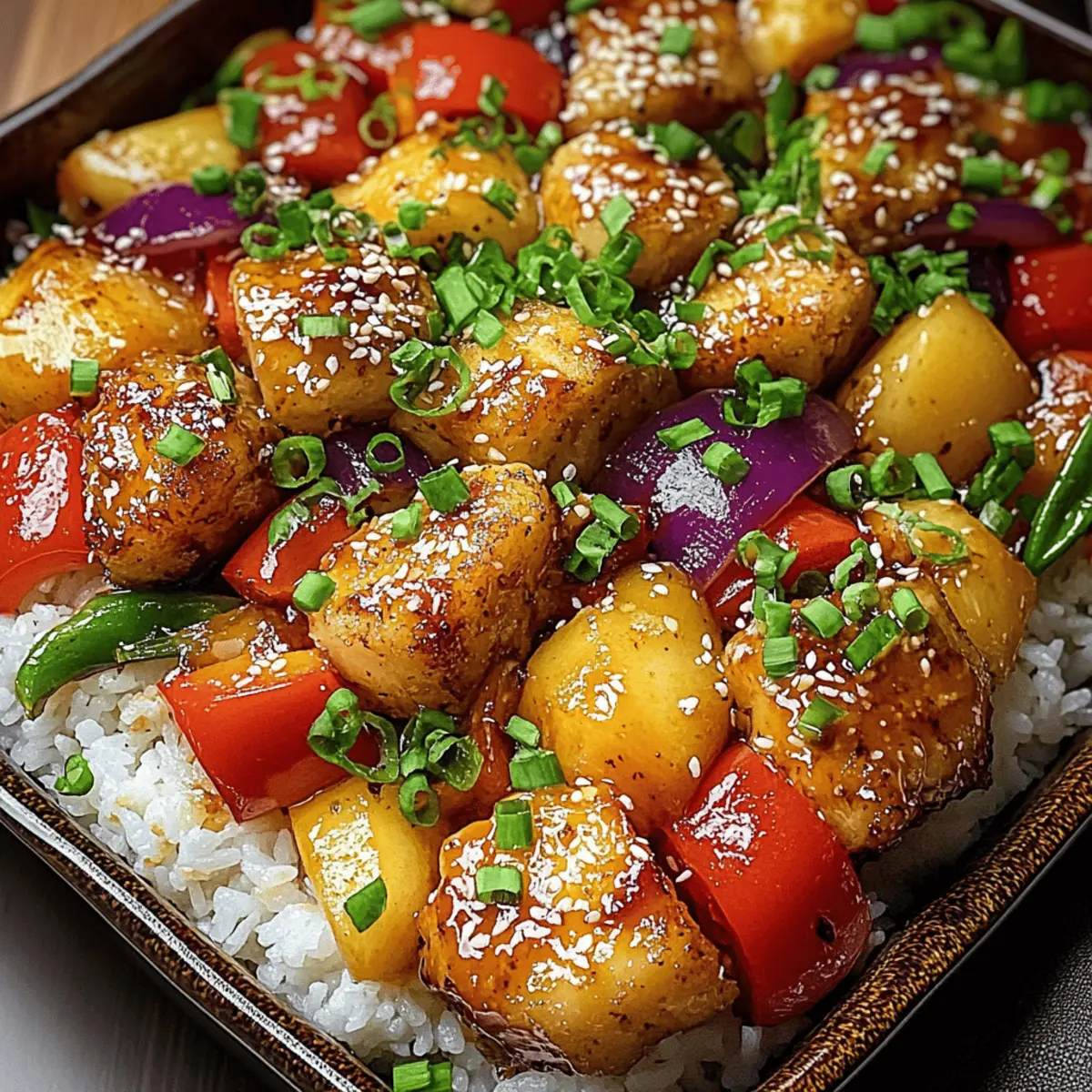 Sheet Pan Teriyaki Chicken and Pineapple