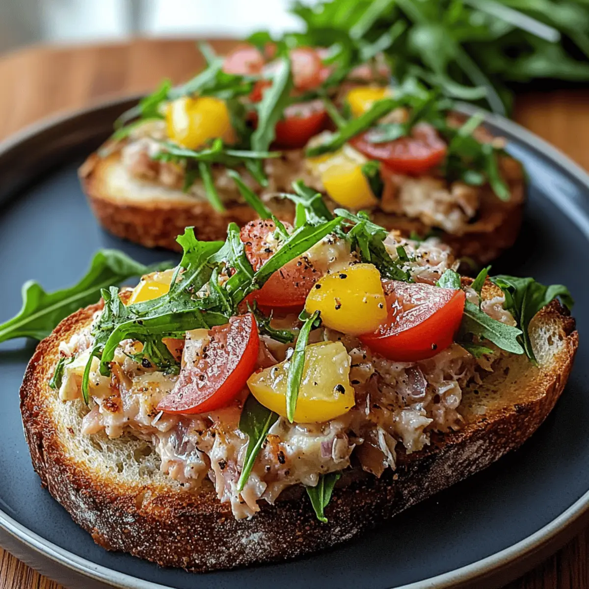 Savory Grilled Tuna Melt with Creamy Cheddar