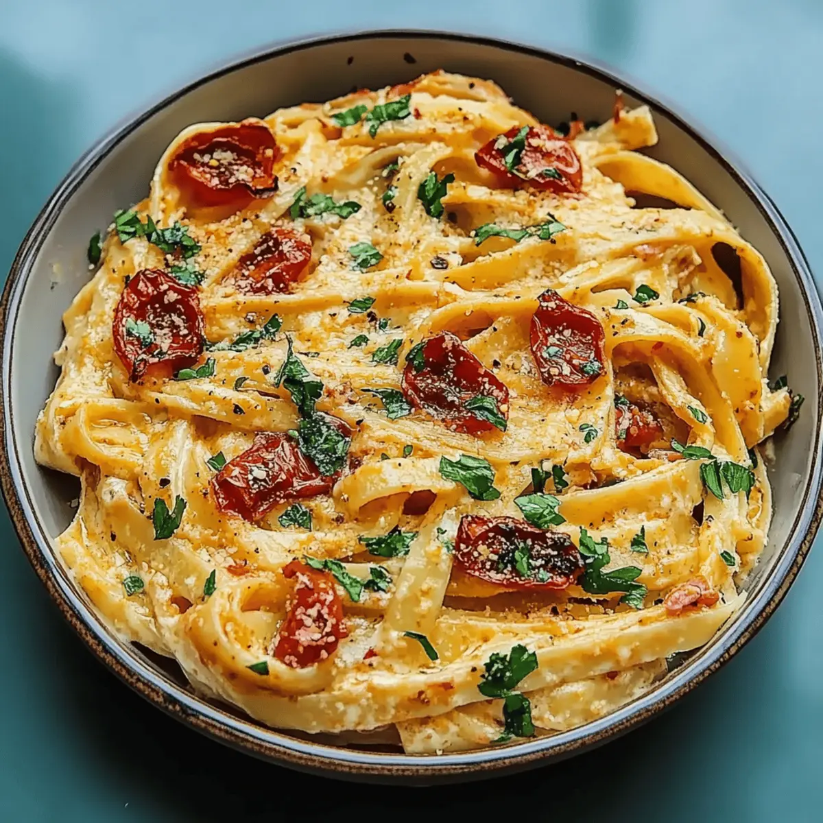 Creamy Sun-Dried Tomato Vegan Pasta
