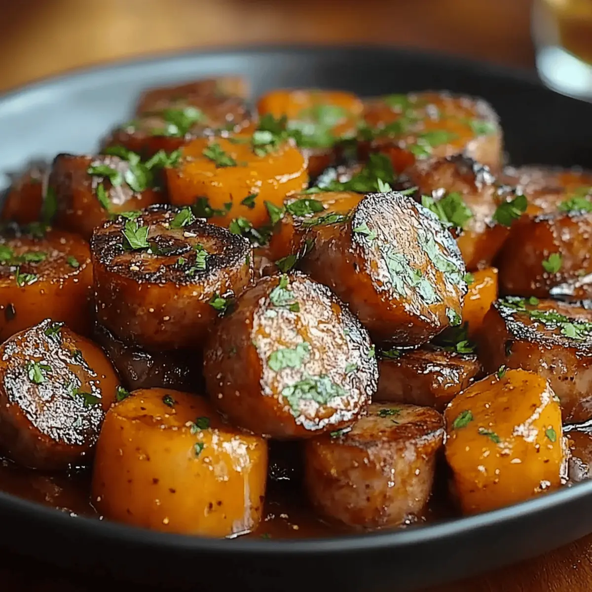 Sausage and Sweet Potatoes