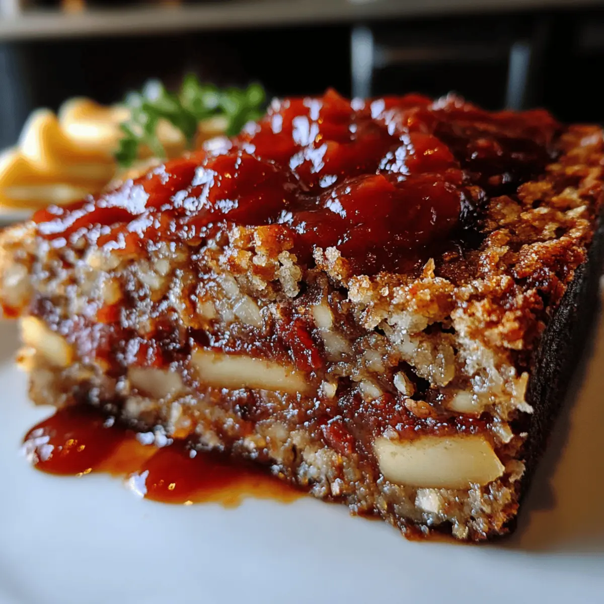 Vintage Meatloaf with Sweet & Spicy Glaze