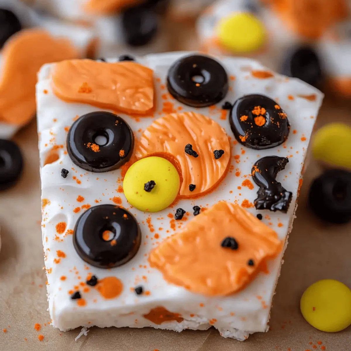 White Chocolate Halloween Oreo Bark