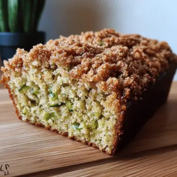 Cinnamon Streusel Topped Zucchini Bread