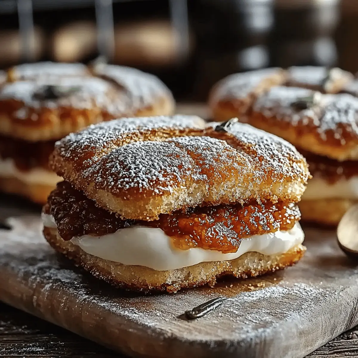 Apple Cider Whoopie Pie Cookies with Caramel
