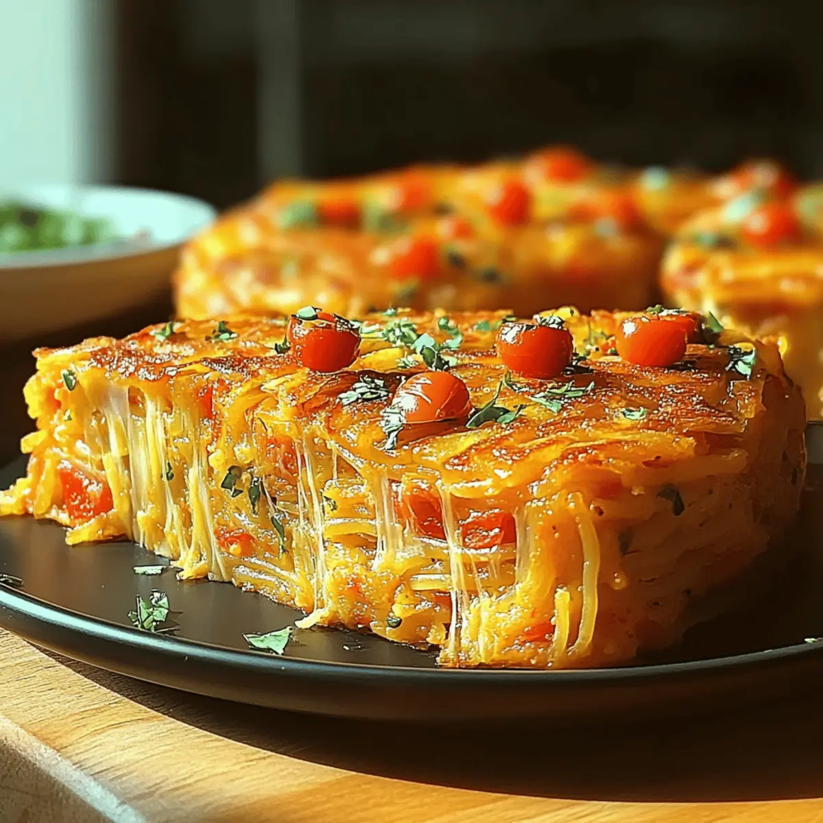 Breakfast Veggie Crinkle Cake