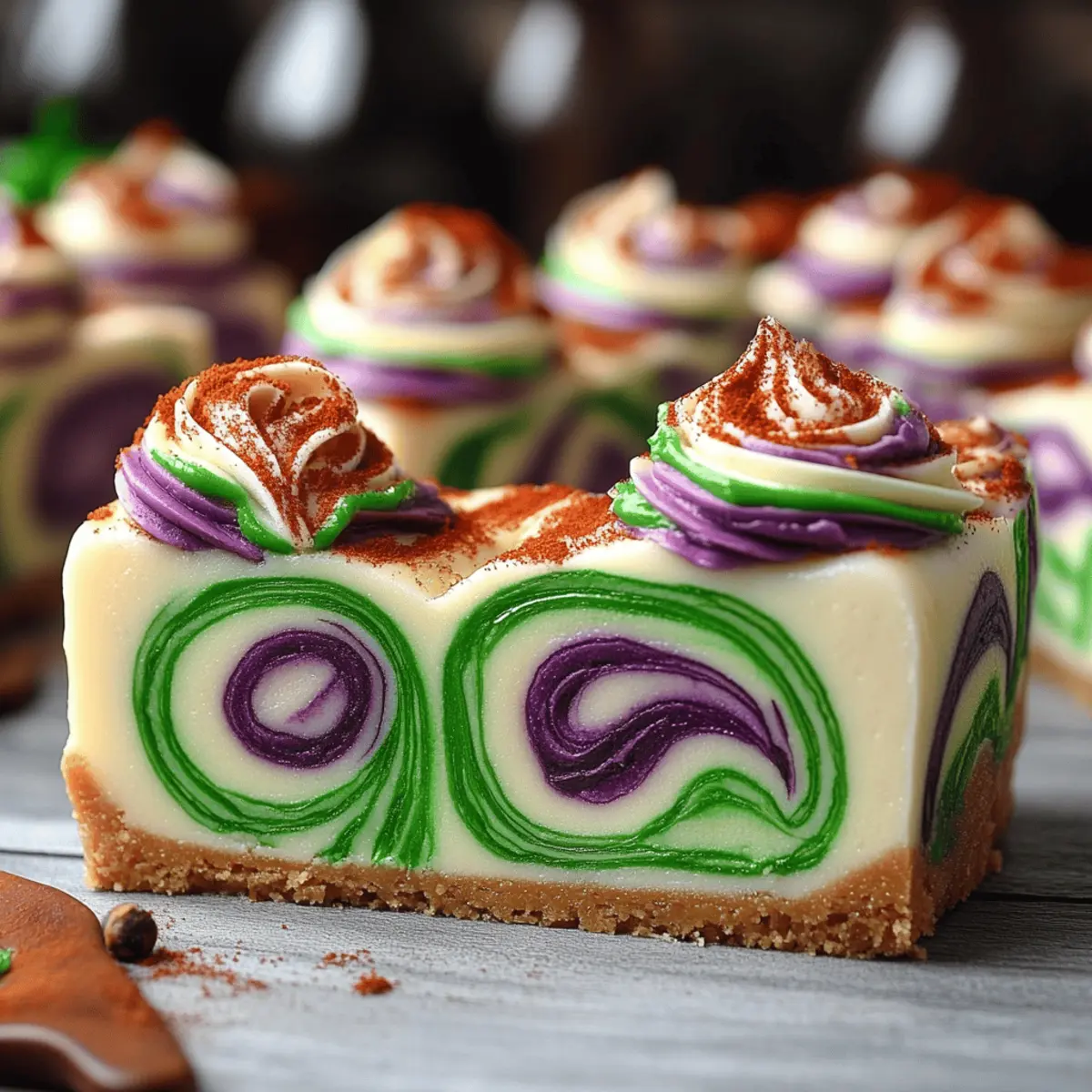 Polyjuice Potion Swirl Cheesecake