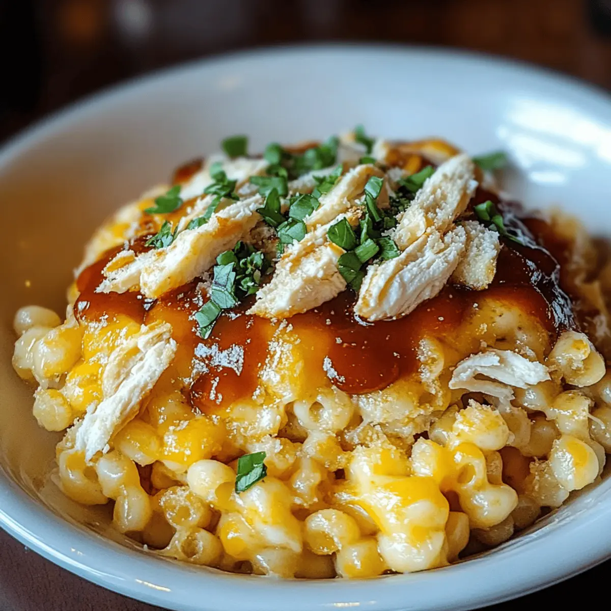 BBQ Chicken Mac and Cheese