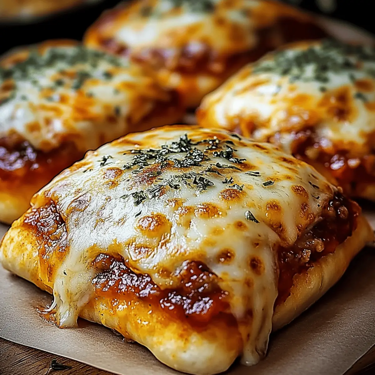 Cheesy Pizza Pockets