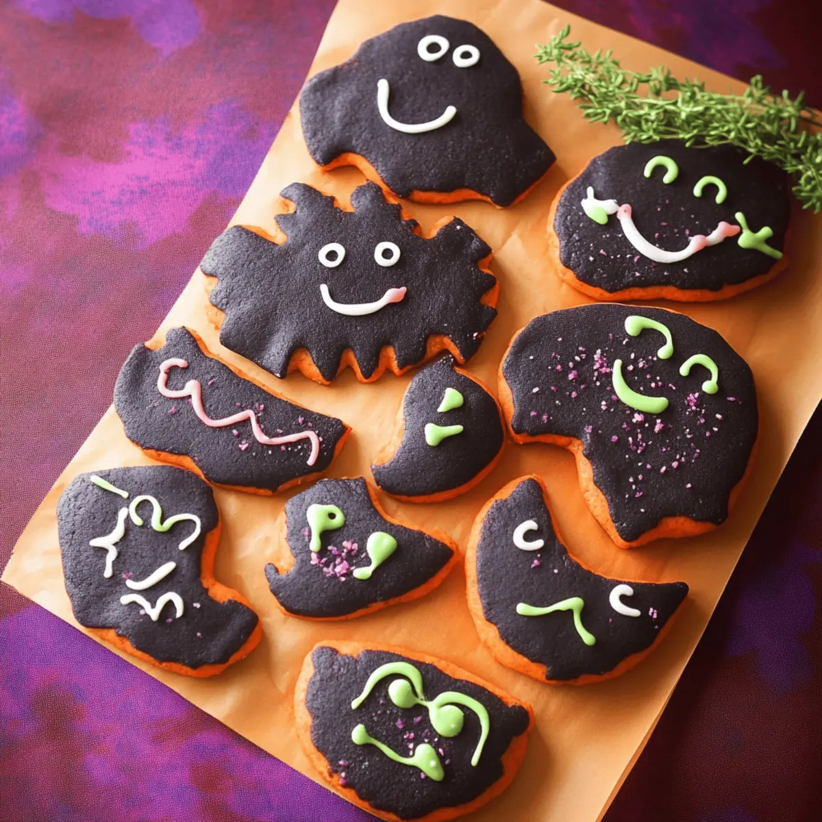 Halloween Decorated Cookies