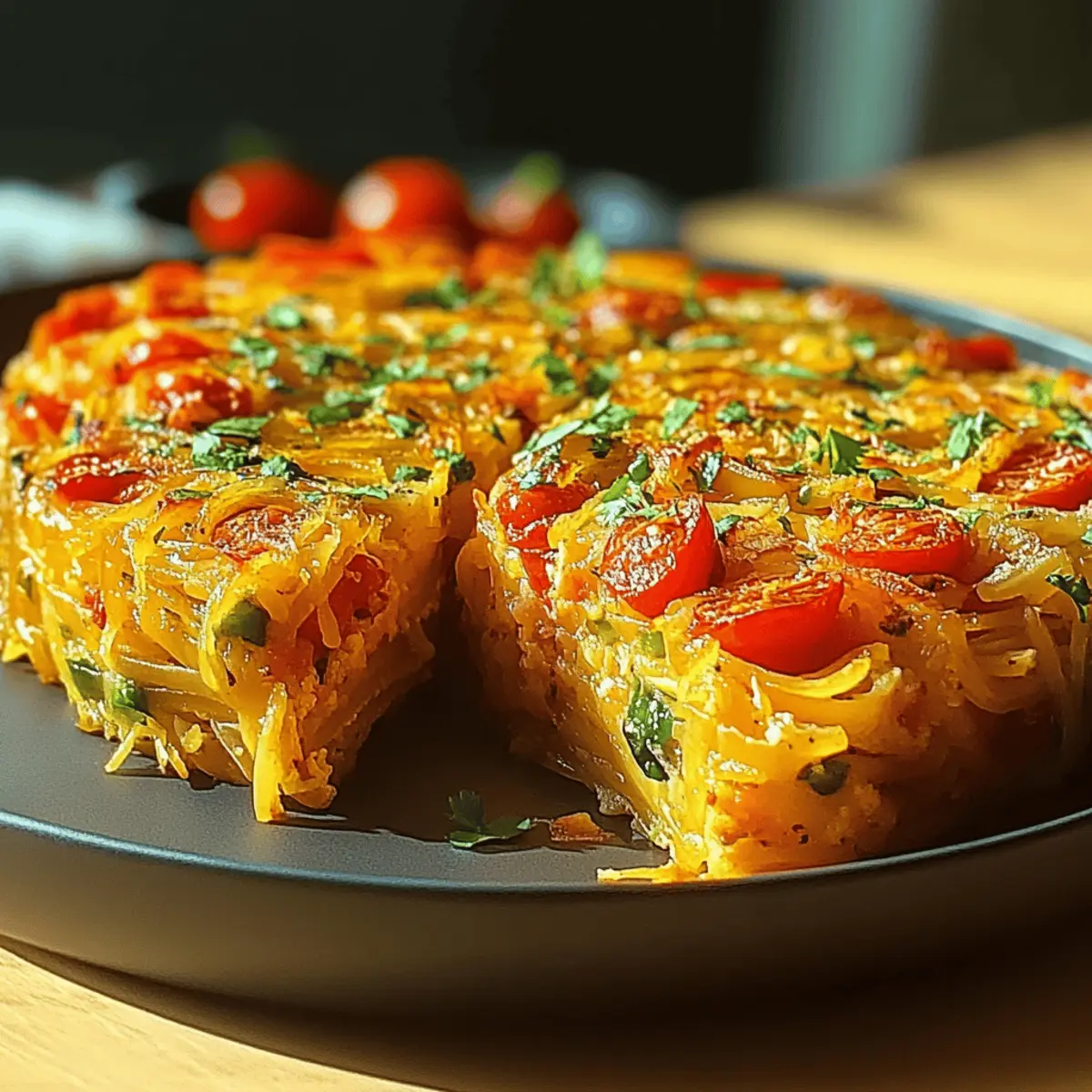 Breakfast Veggie Crinkle Cake