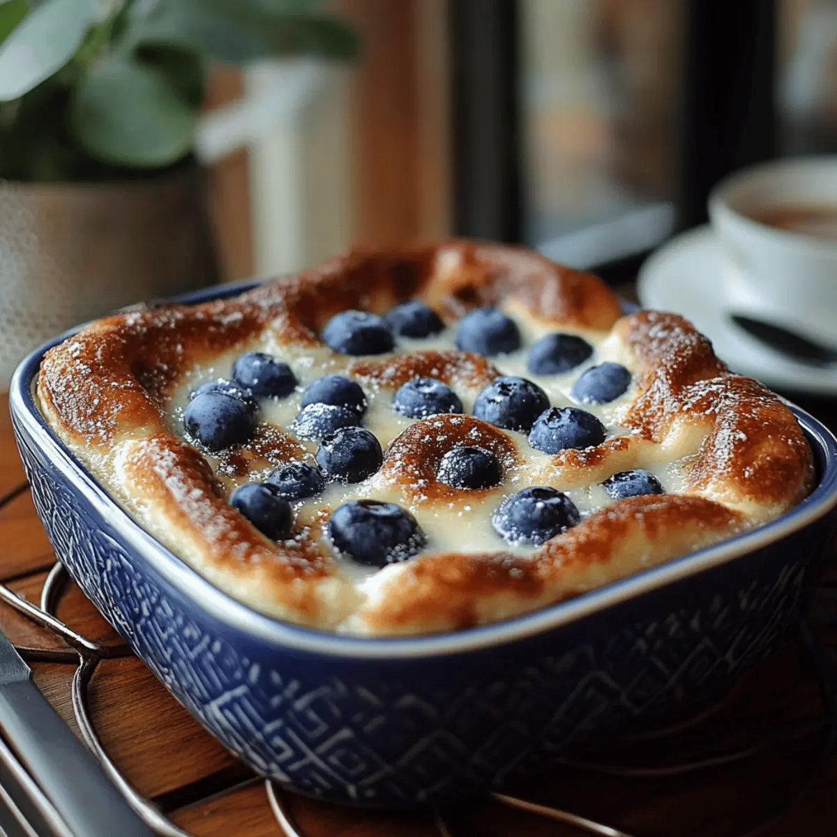 Blueberry Buttermilk Pancake Casserole