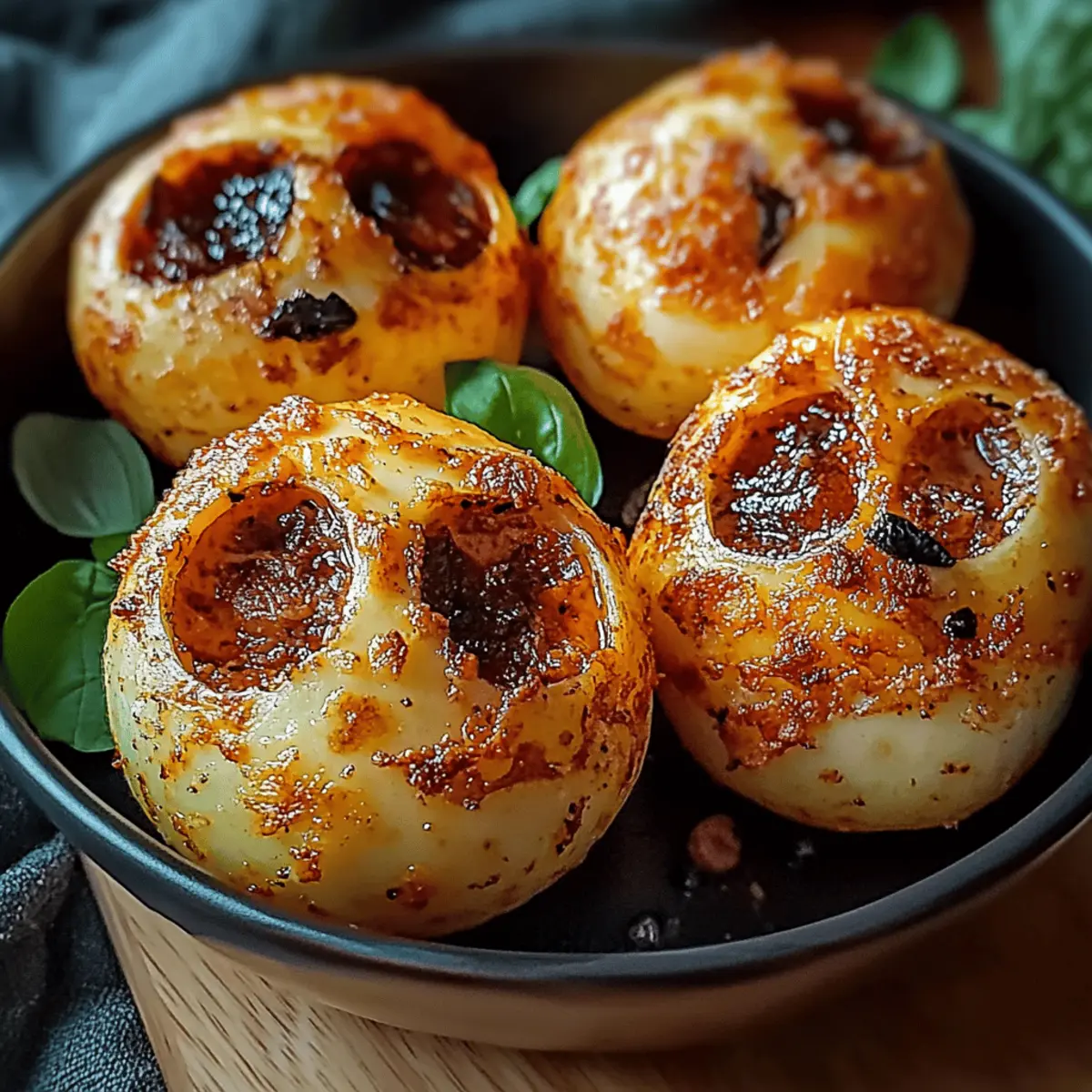 Spooky Skull Potatoes