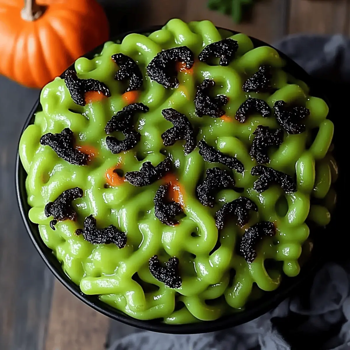 Halloween Monster Mac and Cheese