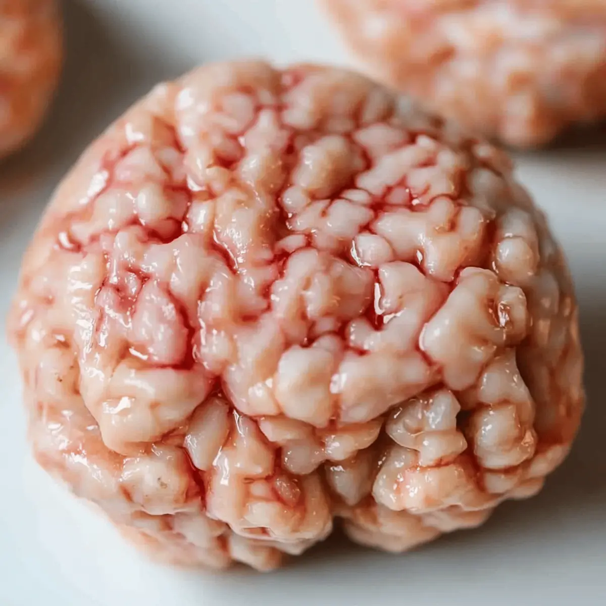 Marshmallow Rice Bubbles Halloween Brains