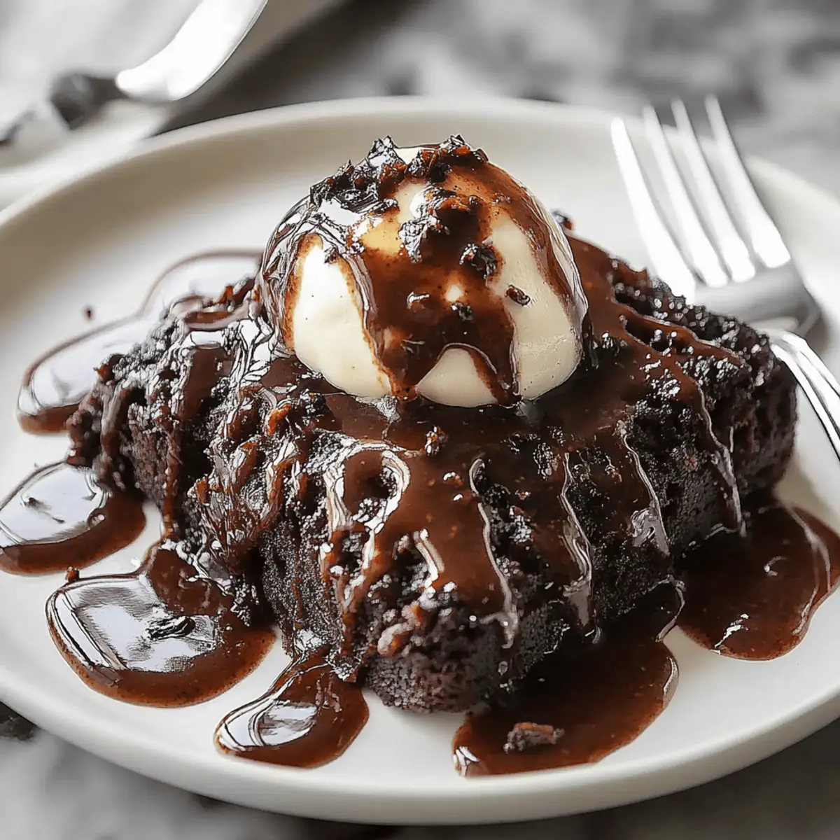 Crockpot Chocolate Lava Cake