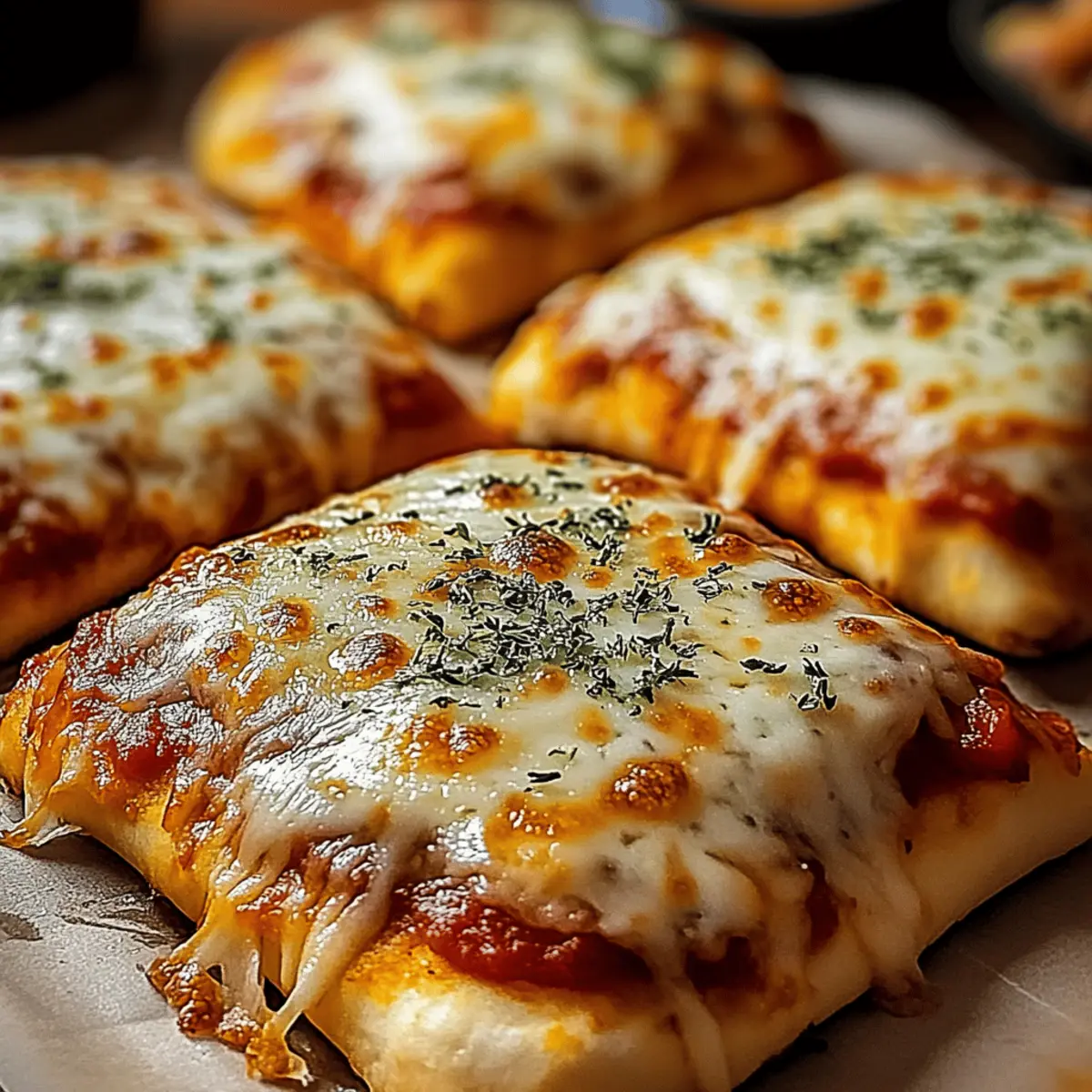 Cheesy Pizza Pockets