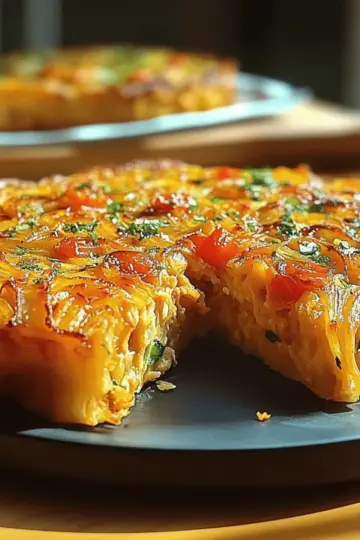 Breakfast Veggie Crinkle Cake