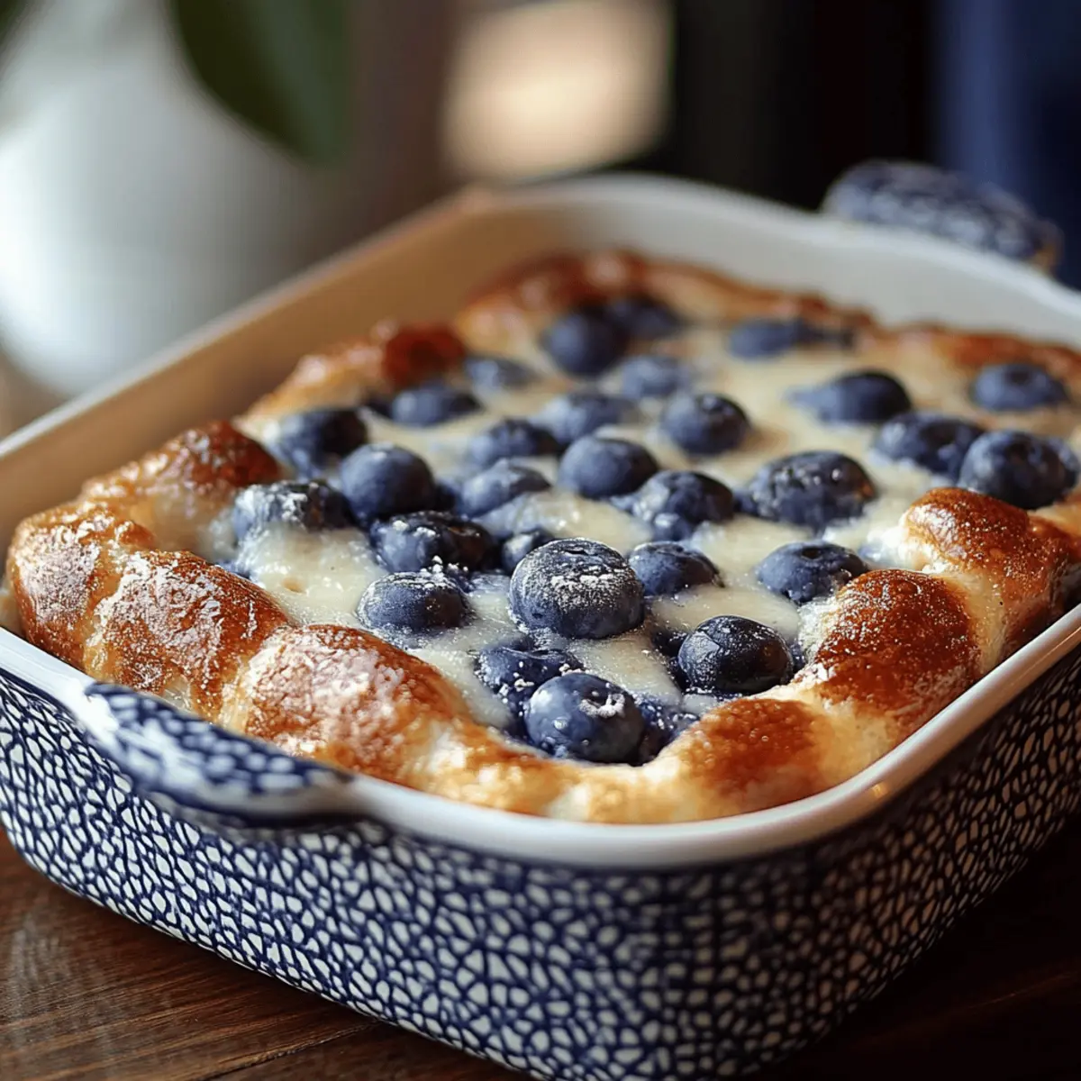 Blueberry Buttermilk Pancake Casserole