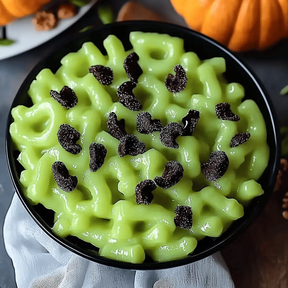 Halloween Monster Mac and Cheese