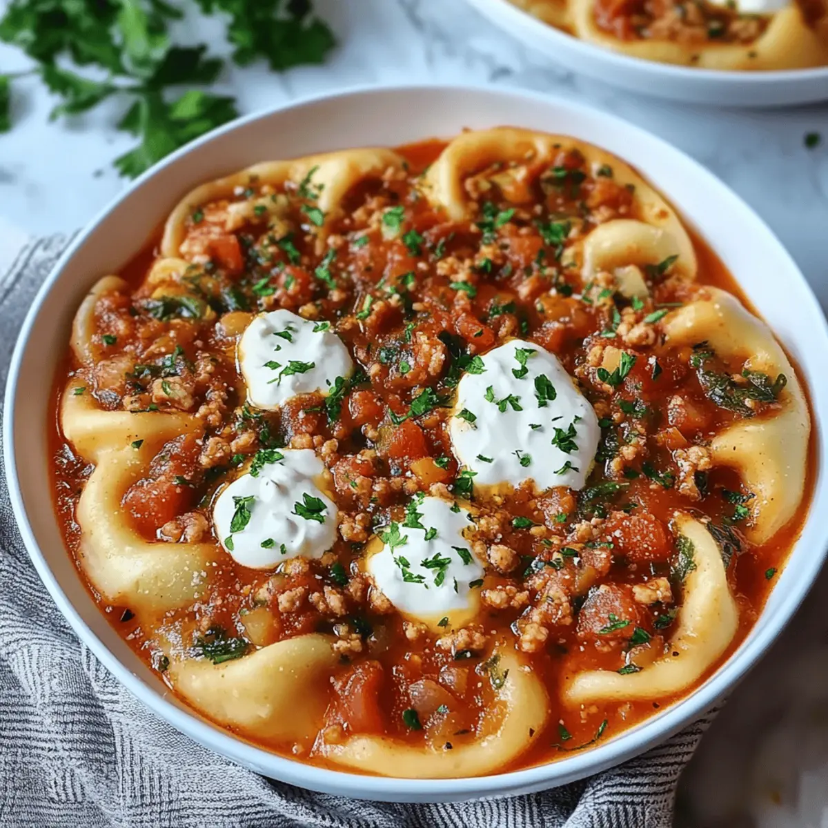 Slow Cooker Lasagna Soup