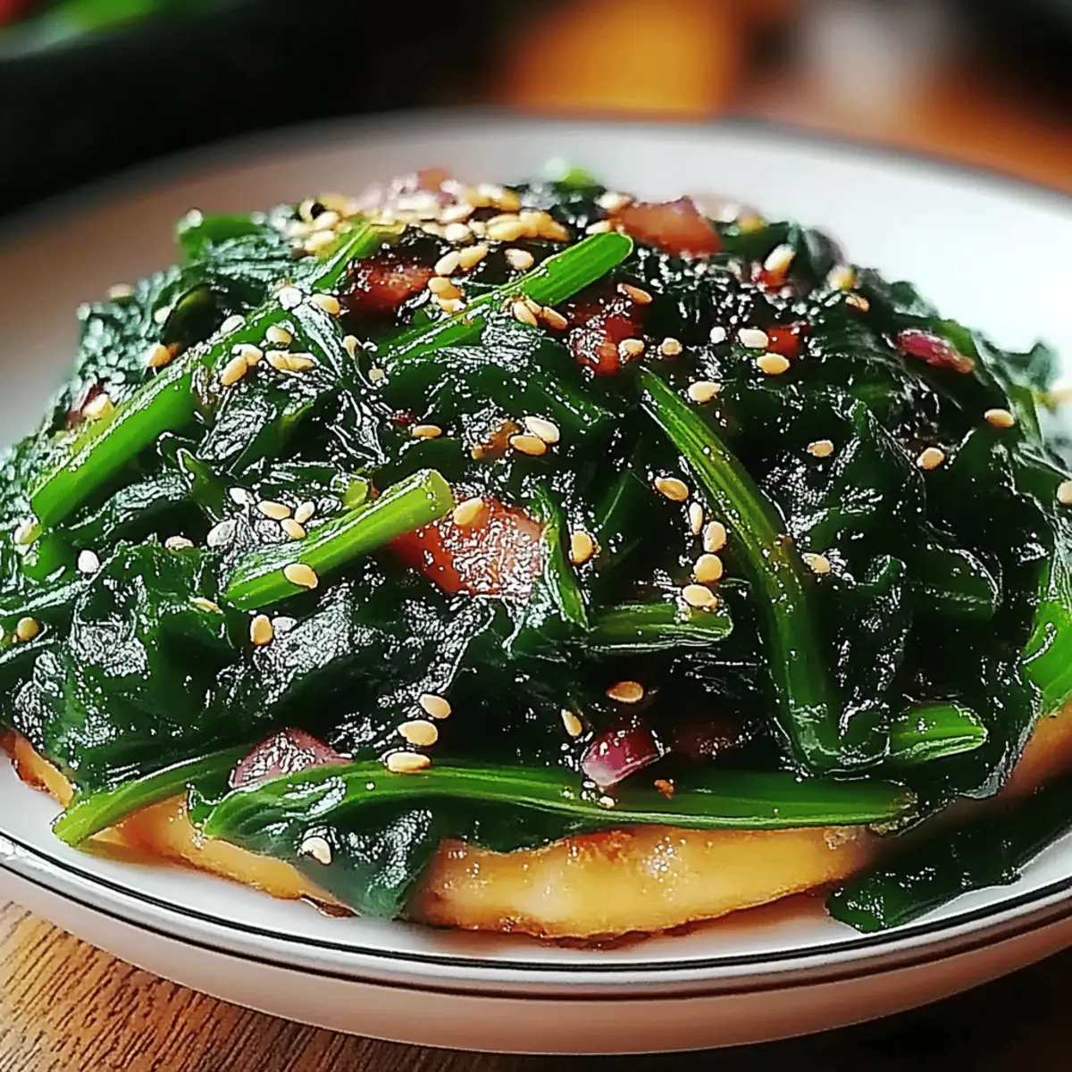 Korean Spinach Salad