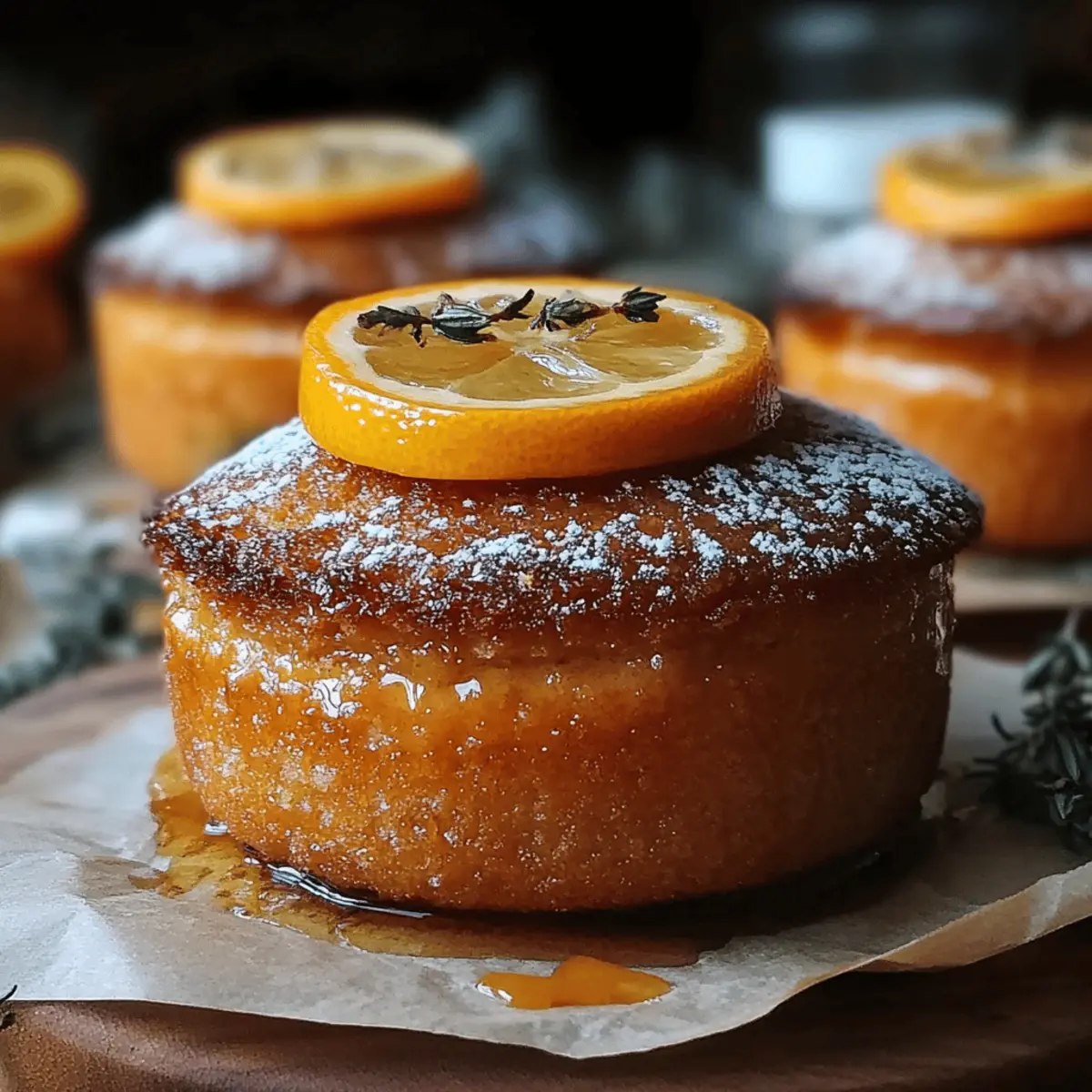 Orange Ginger Honey Cake