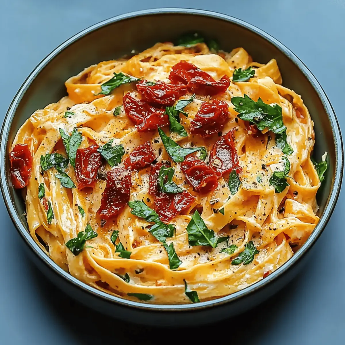 Creamy Sun-Dried Tomato Vegan Pasta