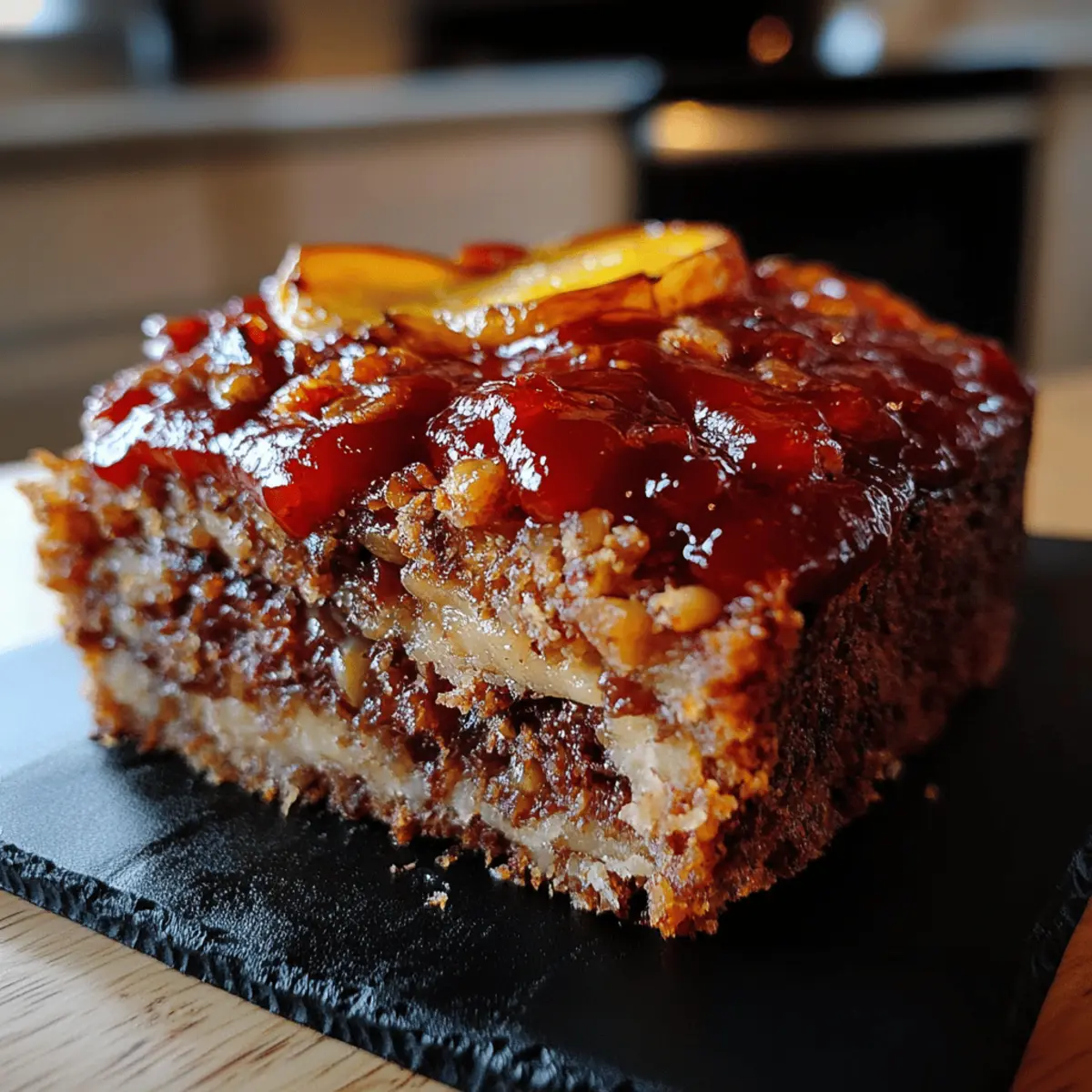 Vintage Meatloaf with Sweet & Spicy Glaze