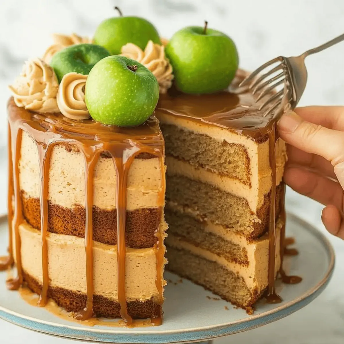 Caramel Apple Spice Cake