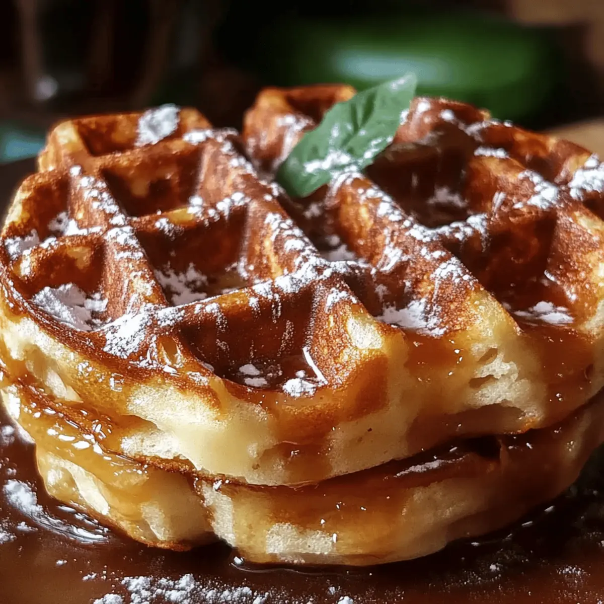 Apple Fritter Waffle Donuts